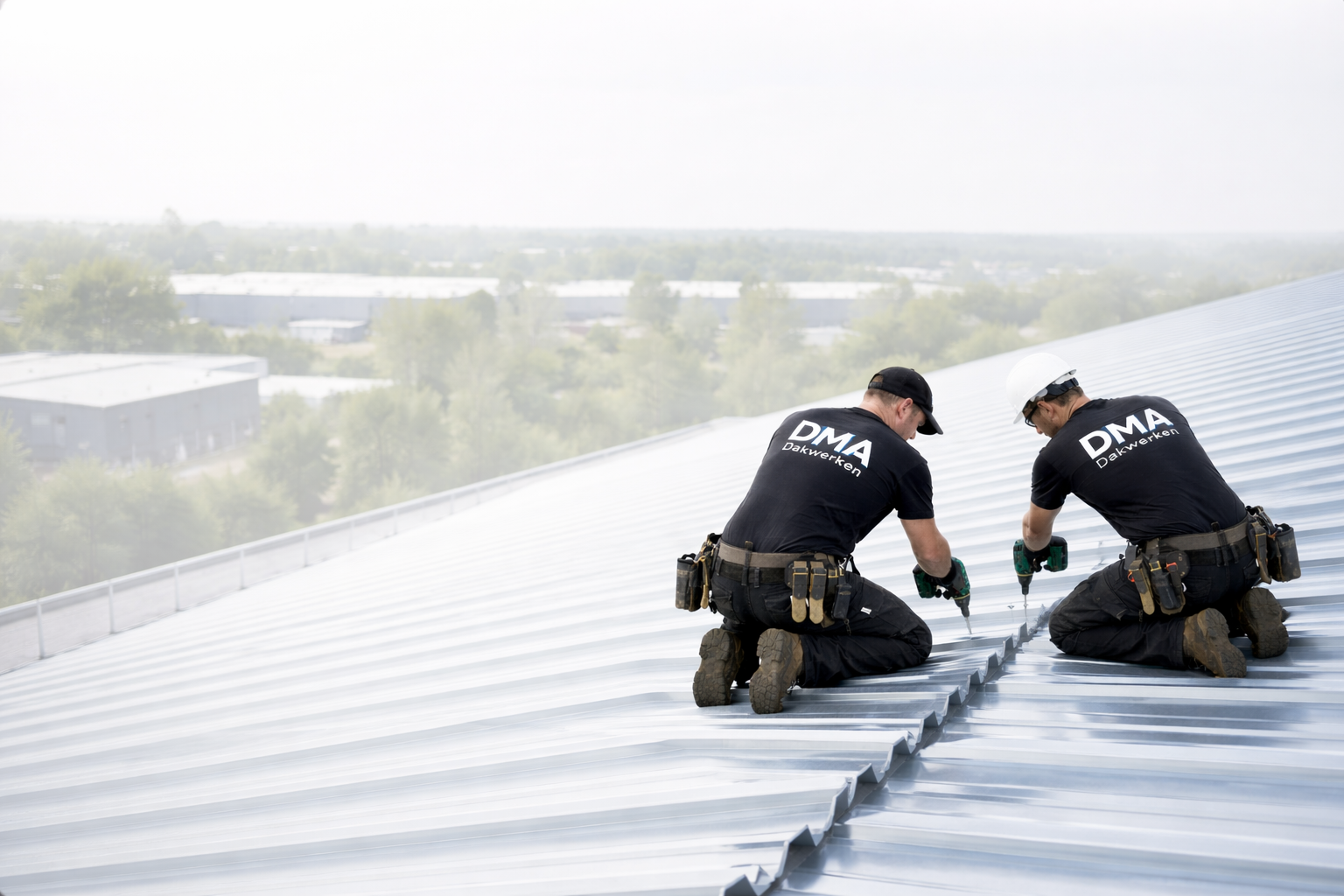 steeldeck dak voor industrieel gebouw